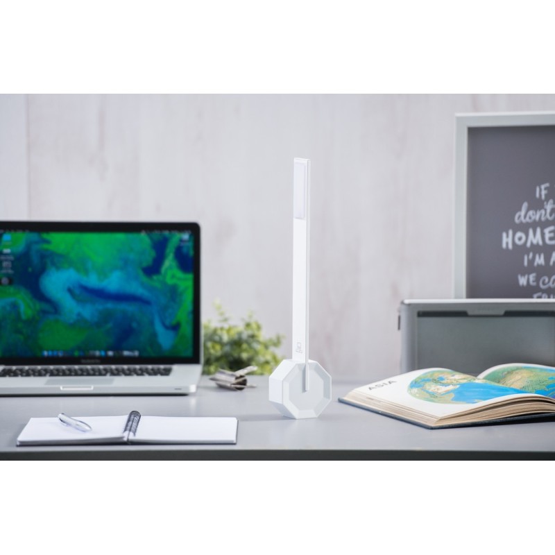 OCTAGON ONE RECHARGEABLE DESK LIGHT, White