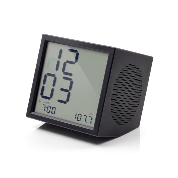 PRISM CLOCK RADIO    Black