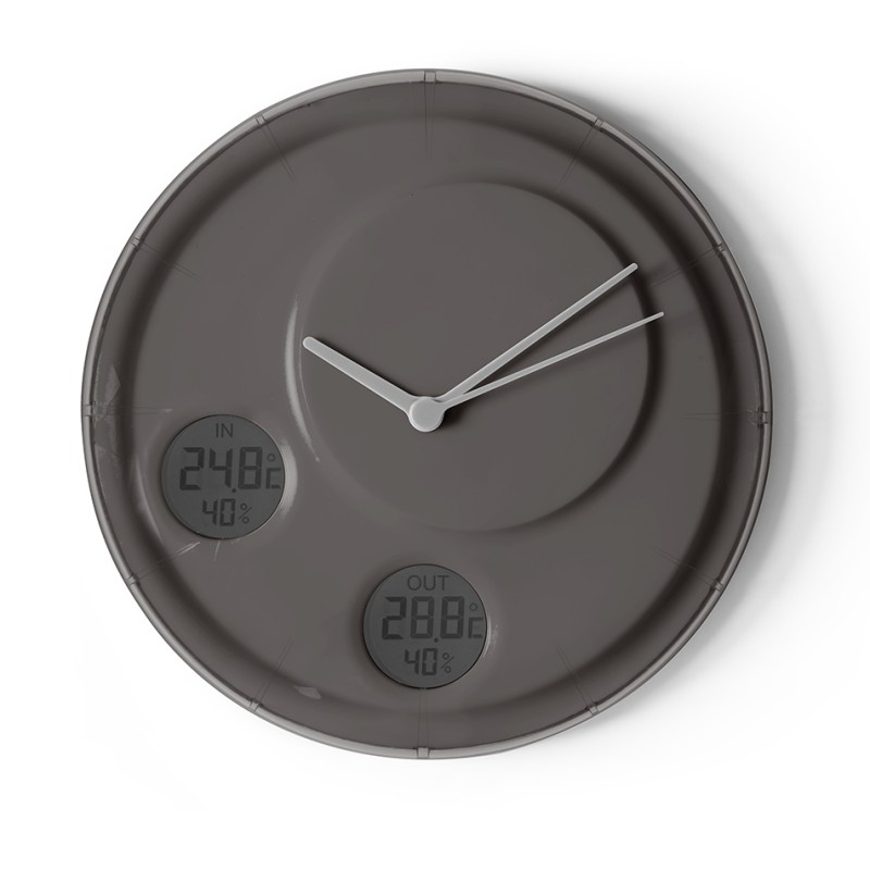 FLOW WALL CLOCK Grey