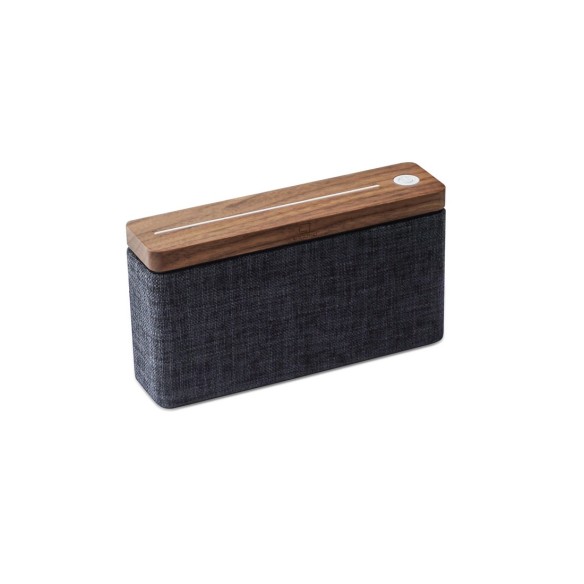 HIFI SQUARE BLUETOOTH SPEAKER, Walnut Wood