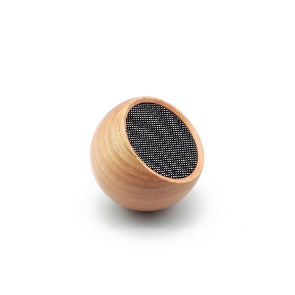 TUMBLER SELFIE SPEAKER, natural cherry wood