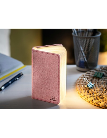 FABRIC SMART BOOK LIGHT, Mini Blush Pink